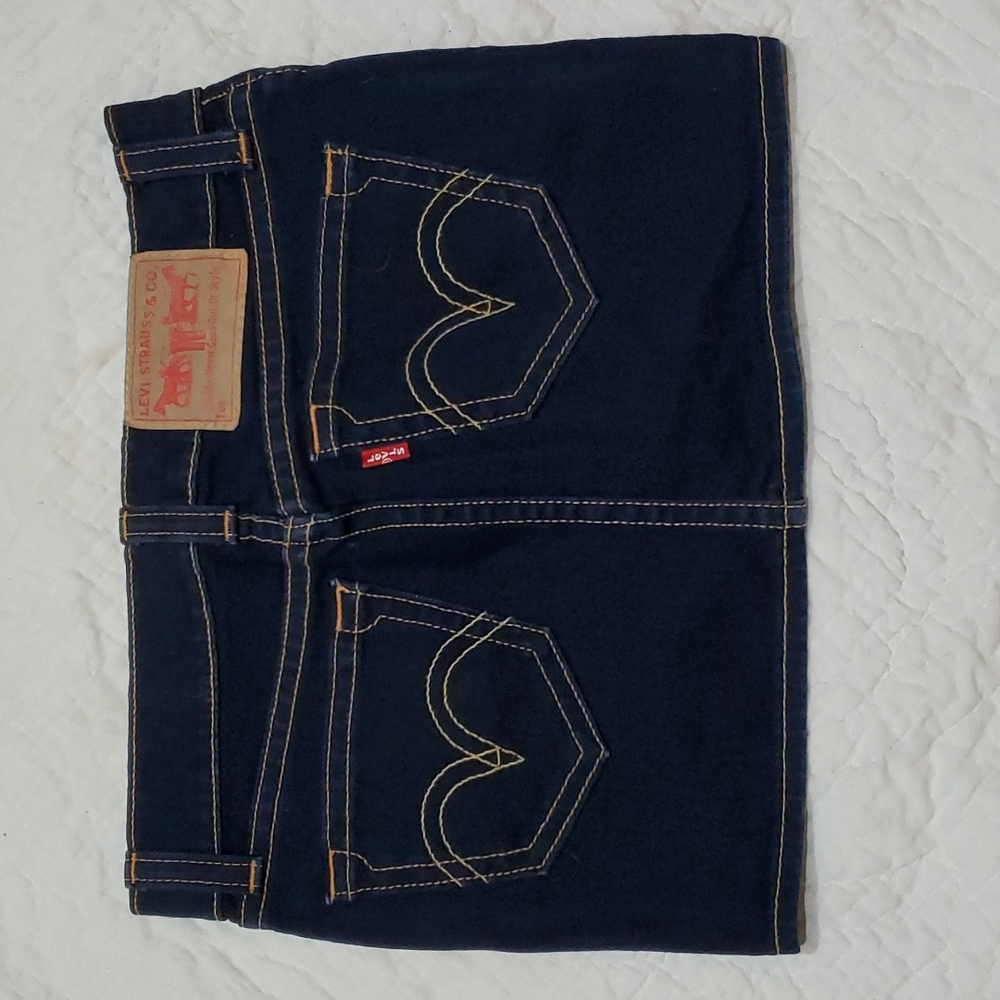 Levi's Type 1 Jean Denim Miniskirt sz S